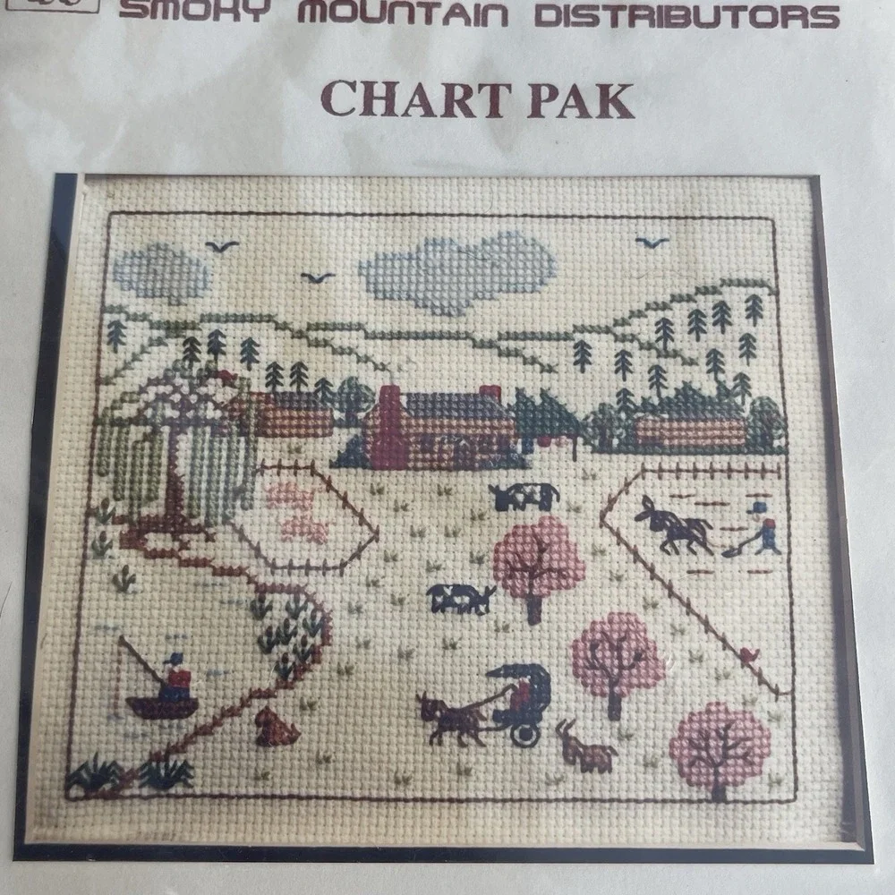 Smokey Mountain Distributors Chart Pak Cross Stitch Charts 4 Seasons Instruct